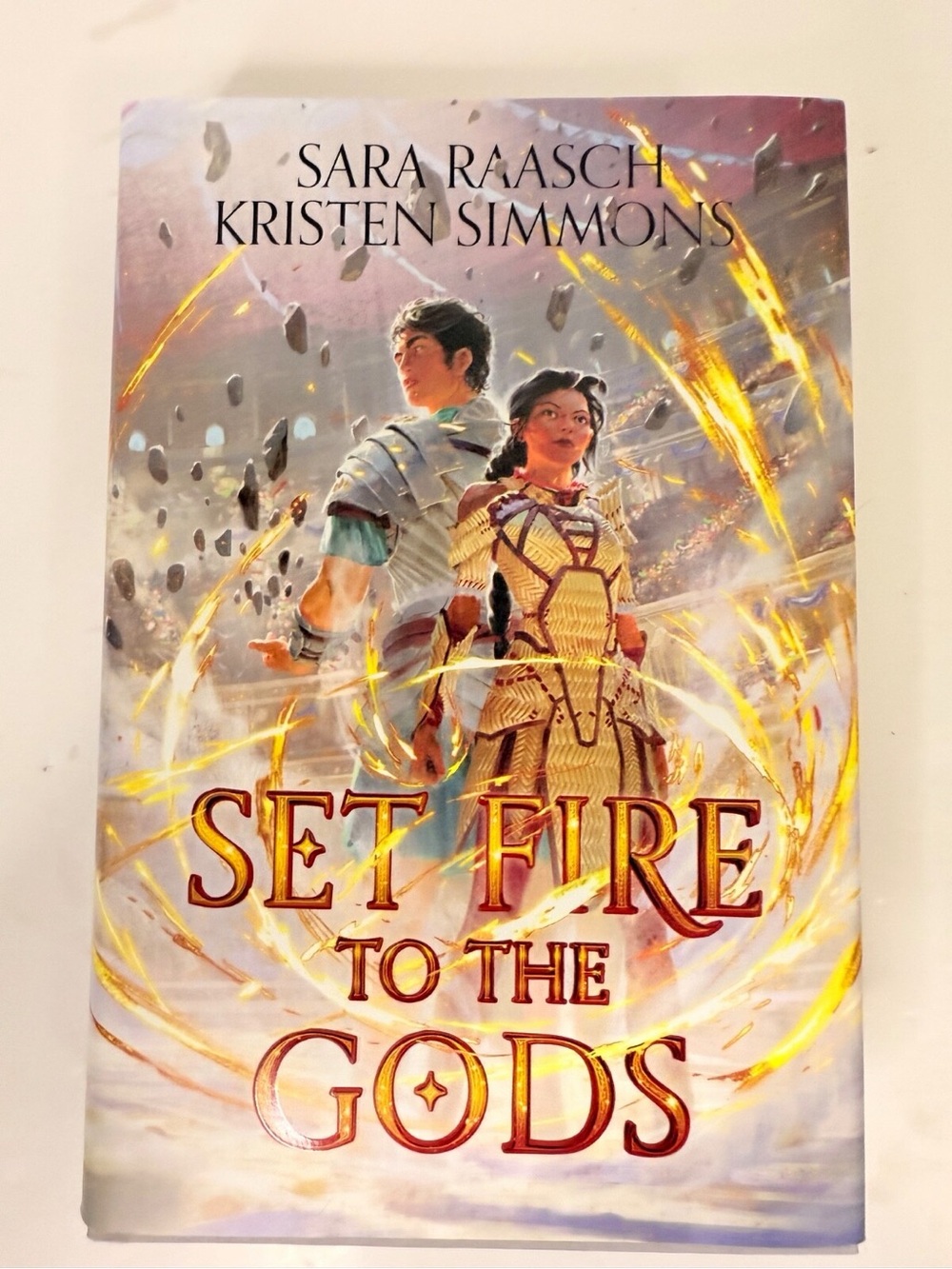SIGNED Set Fire to the Gods | LitJoy YA Hardcover | First Edition